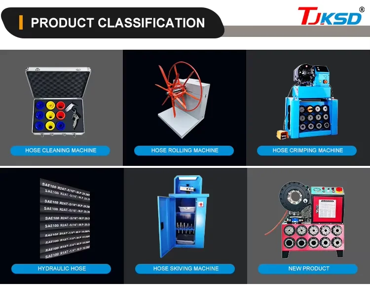 DX68 DX69 Factory Automatic 1/4-2'' P32 P20 Hydraulic Hose Pipe Pressing Tool Crimper Excavator Hose Crimping Machine