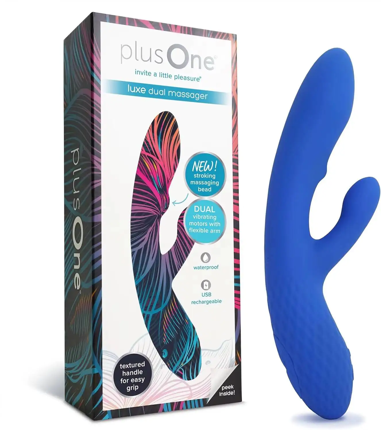 Dildo Vibrator For Women Sex Toys Dildos Couple Lesbian Plusone E Rabbit  Stroking Massage Bead Made Of Body-Safe Silicone Fully