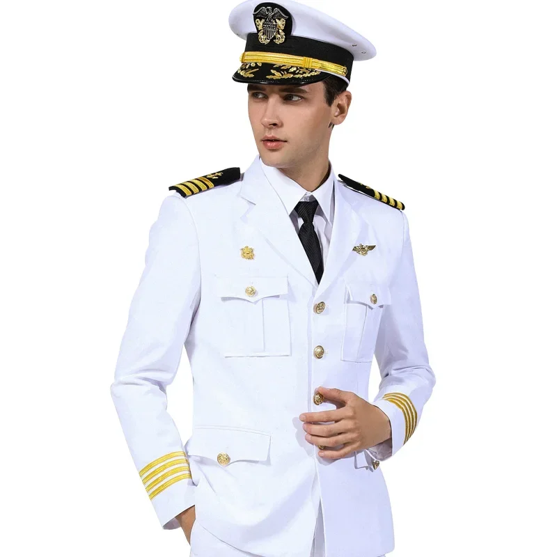 captain dress design Alibaba.com: Captain Seaman Professional Uniform Security Guard Business  Clothing Costume Suit : Durable design for security and performance wear,  ideal for bulk procurement