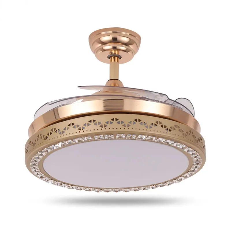 Multifunctional Lightweight Bladeless Lamp the Pattern Glass Covers for Ceiling Fans with Lights