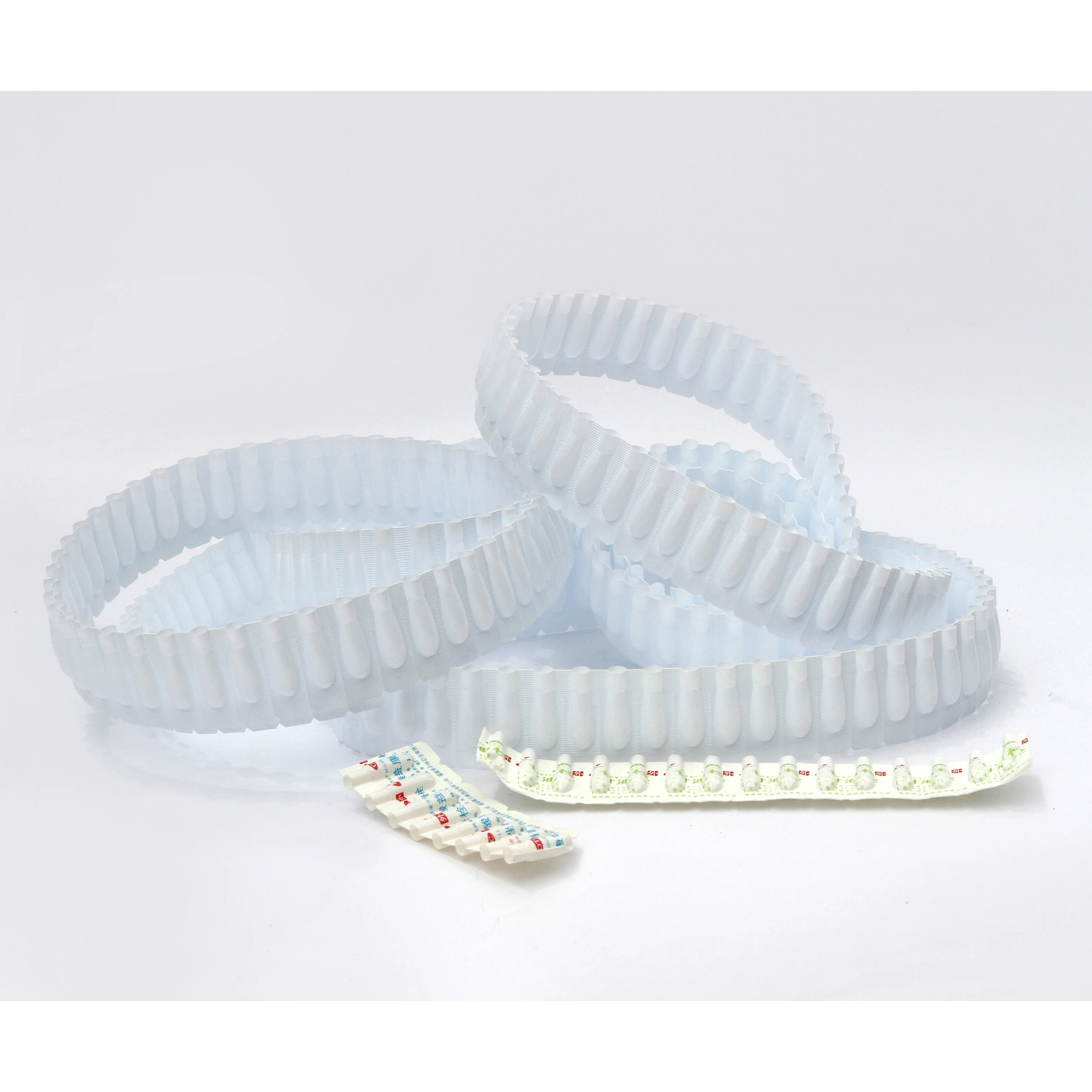 Învelișuri pentru ambalarea supozitoarelor din film laminat PVC-PE de calitate farmaceutică, de tip format