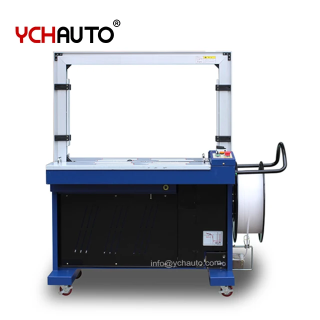 Fully Automatic Strapping Machine With CE Certification Wrapping Packing Box Auto With Tunnels Heat Cutting PP Band