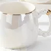 6 Individual cups (pearl white)