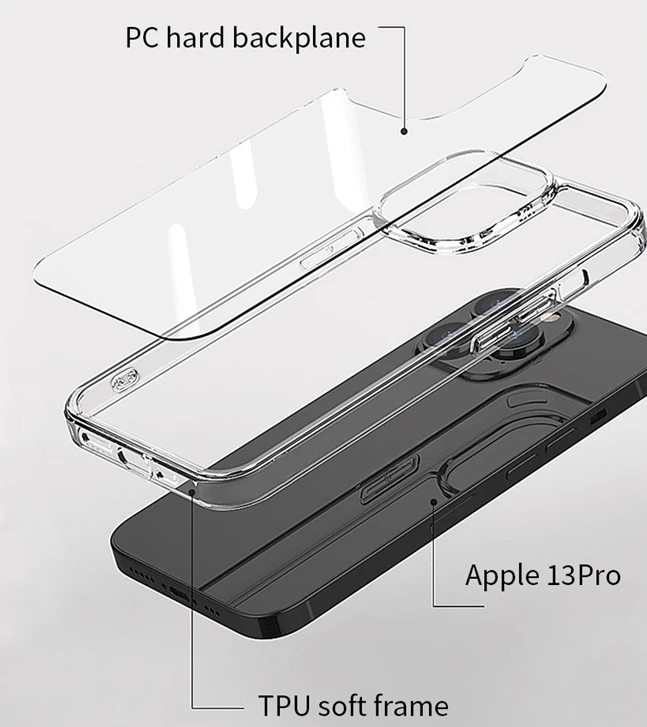 Прозрачный защитный чехол WIWU Magsafe из ТПУ для iPhone 13 14 Pro Max, Магнитный чехол для беспроводной зарядки