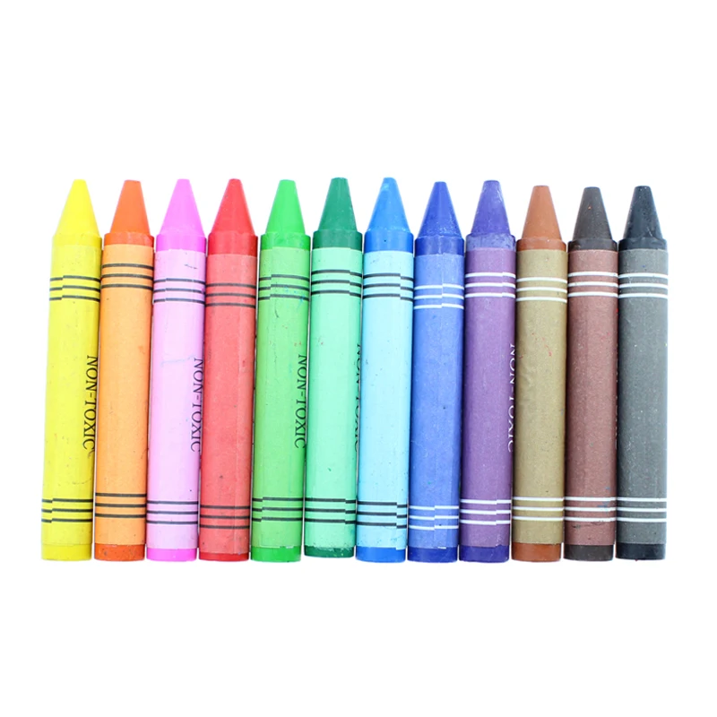 Non-Toxic Promotional 6 8 12 24 Pack Crayons Art Colorful Set Colors  Washable Crayons Kids Pastel Fragrance Crayon - China Oil Pastel, Wax