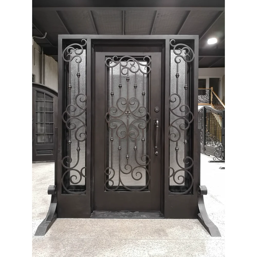 Model Curtain System Cast Iron Pizza Oven Sliding Barn Door