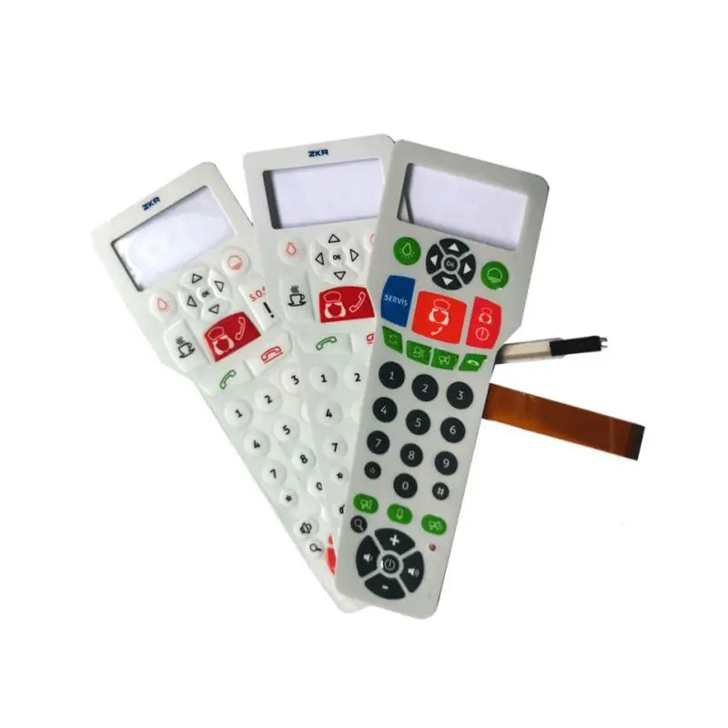 Custom Matrix Keyboard 4X4 3X3 Matrix Membrane Switch Reasonable Price 16 Key Membrane Switch Keypad 4X4 Silk Screen Printing