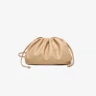 Leather Bag Hot Selling Leather Crossbody Bag Designer Makeup Female Simple Dumpling Design Retro Clutch Cloud Handbag