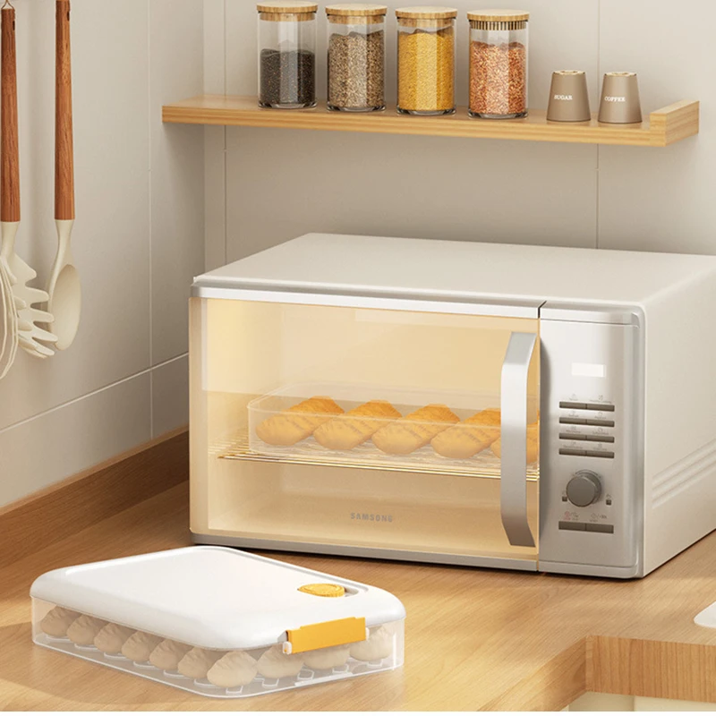 Household Refrigerator Frozen Dumpling Box Transparent Large Capacity ...