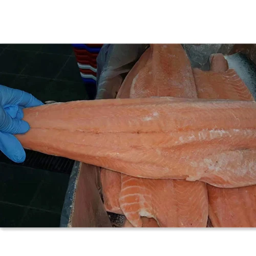 Оптовая продажа филе норвежской Атлантики, круглая свежая замороженная рыба, розовый лосось из Чили