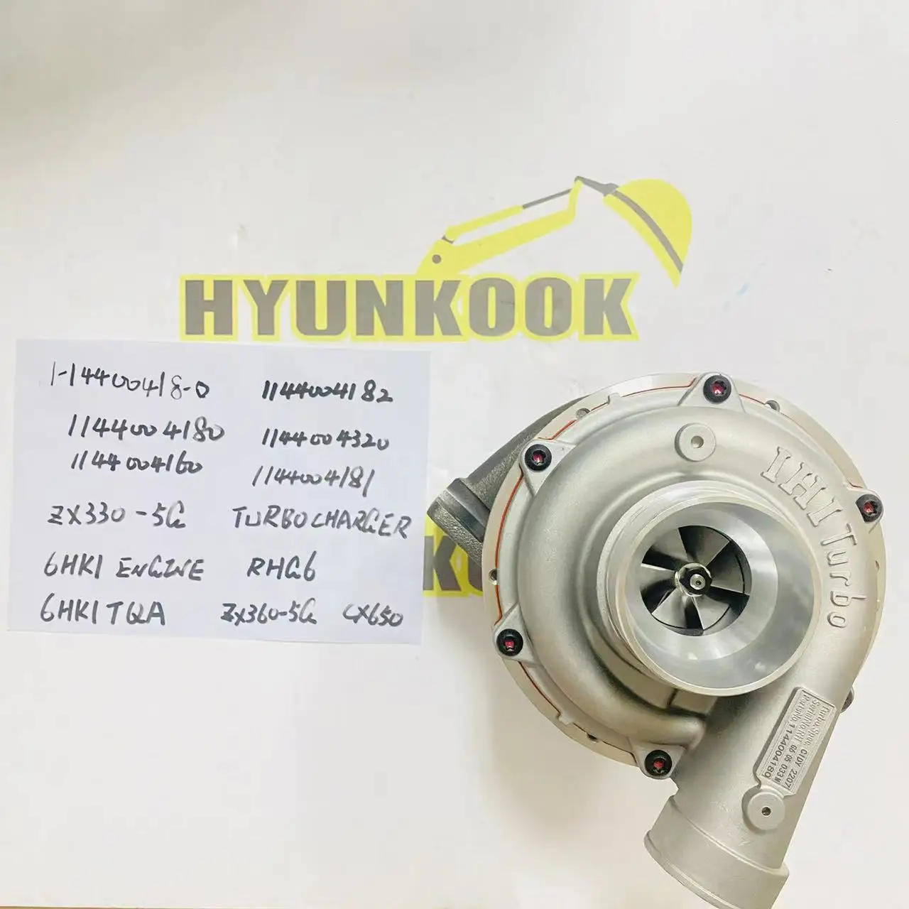 New ZX330-5G TURBOCHARGER 1-14400418-0 1144004182 1-14400418-2