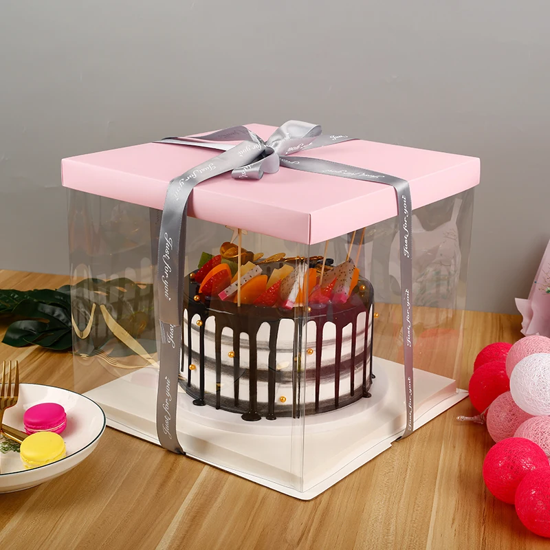 ACETATE CAKE BOX WITH HANDLE (Version 2) | lupon.gov.ph