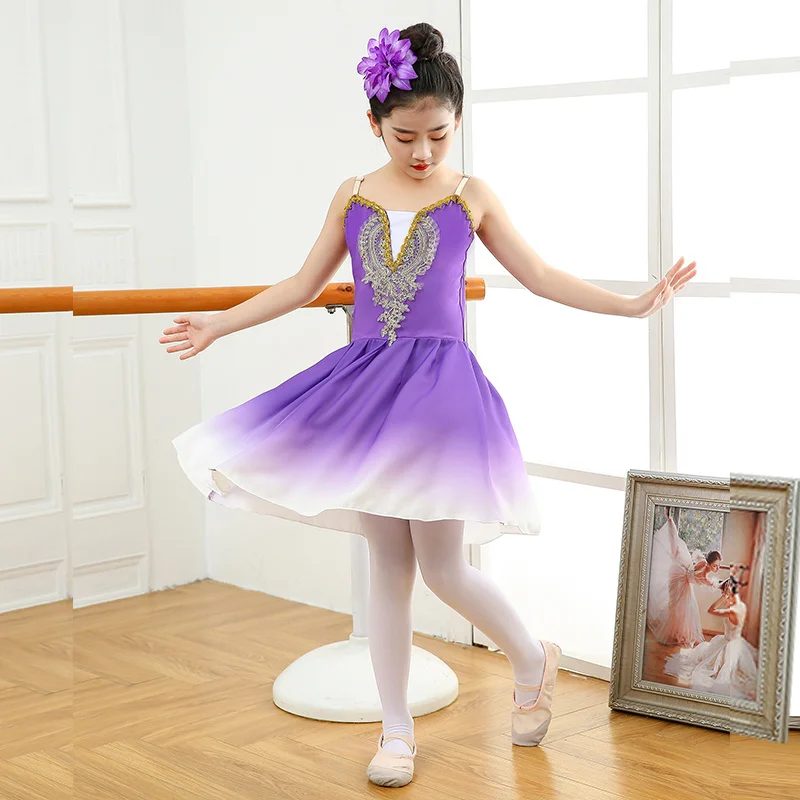 purple ballet dress Purple Sequins Ballet Dress