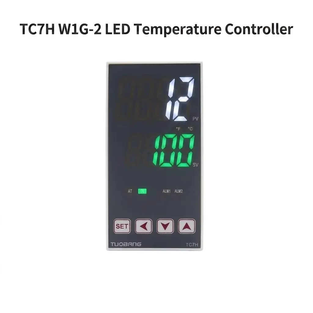 ODM TUOBANG TC7 W1G-2 LED Digital Temperature Controller K/E/PT100 Input Relay Solid-state Output PID Temperature Controller