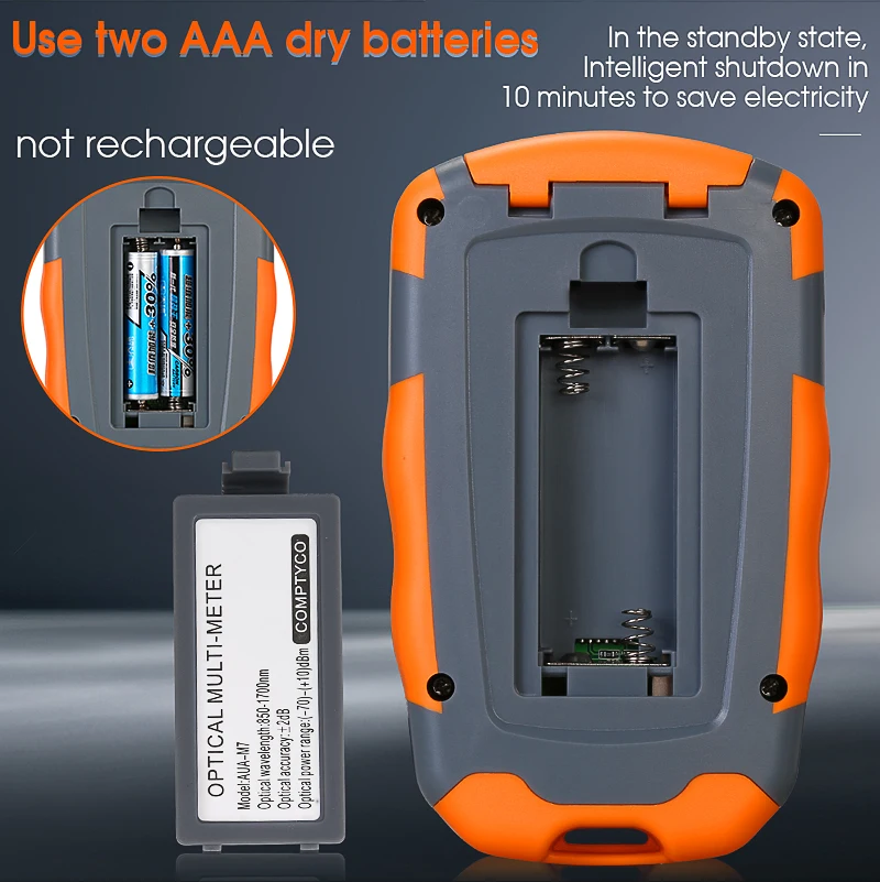 COMPTYCO High precision Fiber Optic Tester AUA-M7/M5 OPM with LED and RJ45 tester Fiber Optic Equipment Mini Optical Power Meter supplier