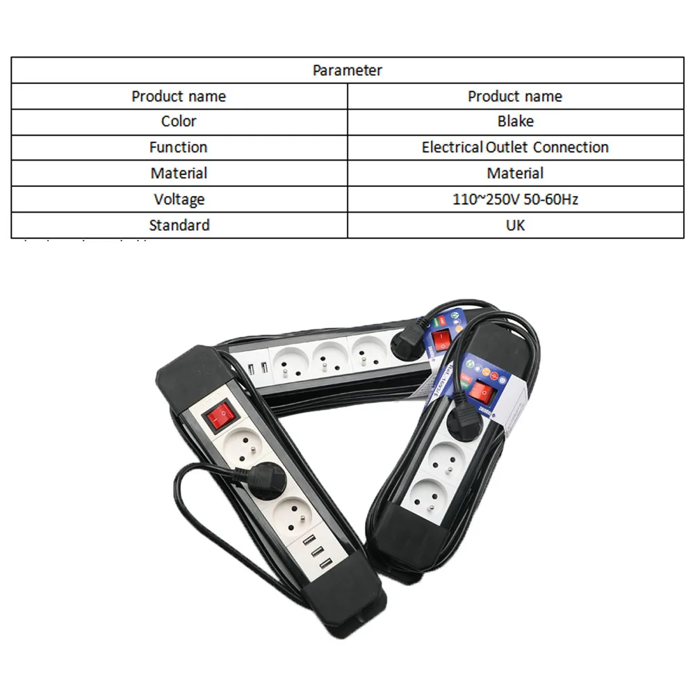 Ingelec Three Way Expansion With Ground Connection,Uk Standard Socket