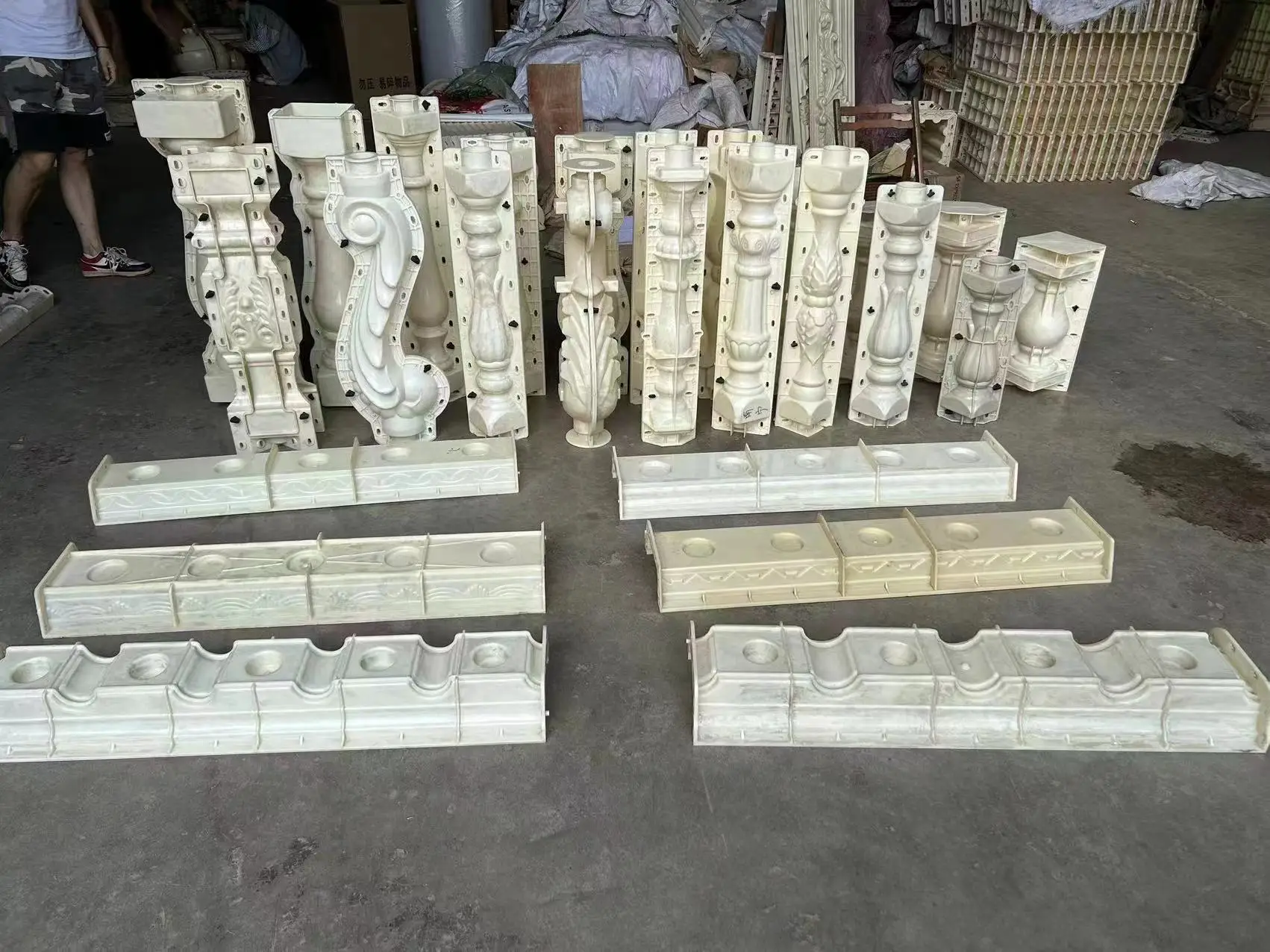 Precast Handrail Concrete Plastic Baluster Mold Plastic Balcony ...