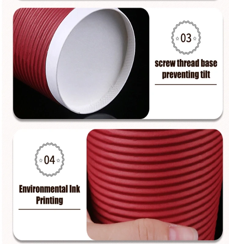 China Manufuctur Insulated Paper Cup 12 Oz 24oz Paper Cups With Ps Lids