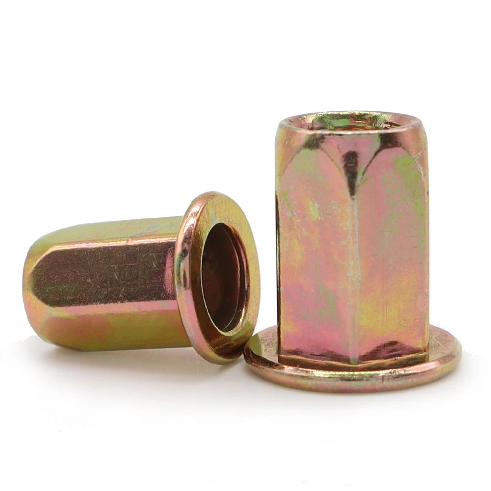 All Hexagon Rivet Nuts With Flat Head Rivetnuts Blind Fasteners