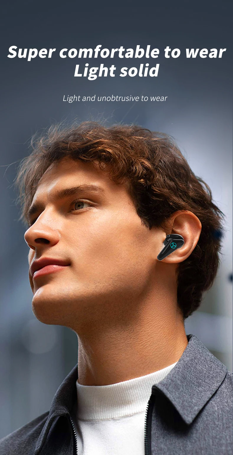 K66 Bluetooth Earphone Detachable Magic Cube Low Latency Gaming Earbuds Wireless Headphone Noise Reduction Professional Headset