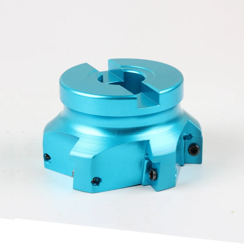 AL-400R/KM12-45 ° Aluminum Alloy Face Milling Cutter with 90 Degree Angle Cleaning and Right Angle Flying Disc factory