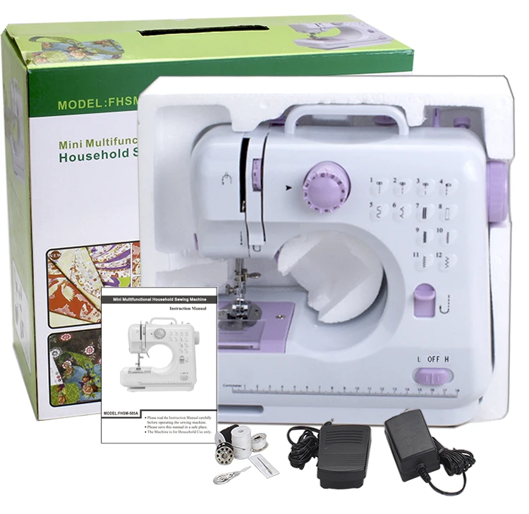 Vof Fhsm505 Mini Electric Manual Stitchine Household Sewing Machine