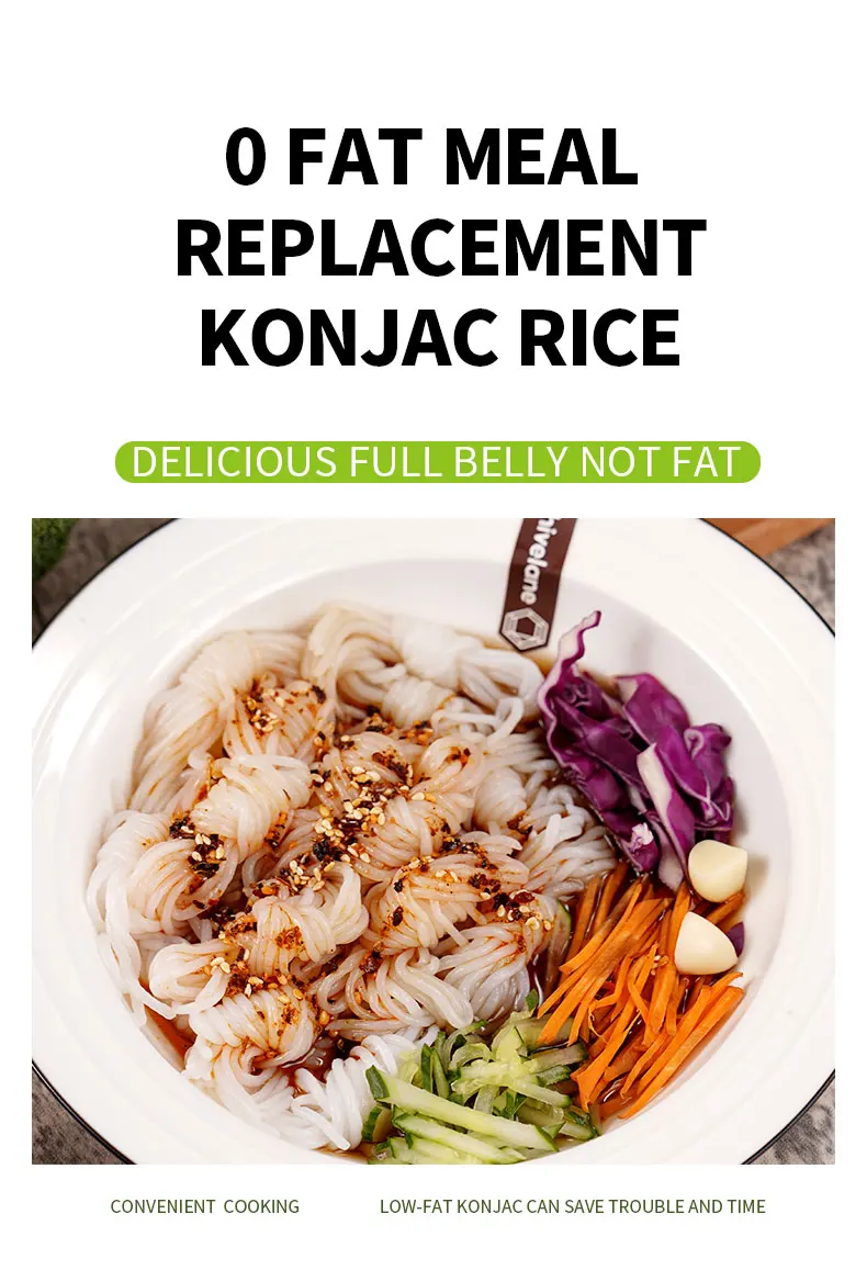 Shirataki Konjac Noodle Wholesale Konjac Knots 220g Shape Low Carb Food