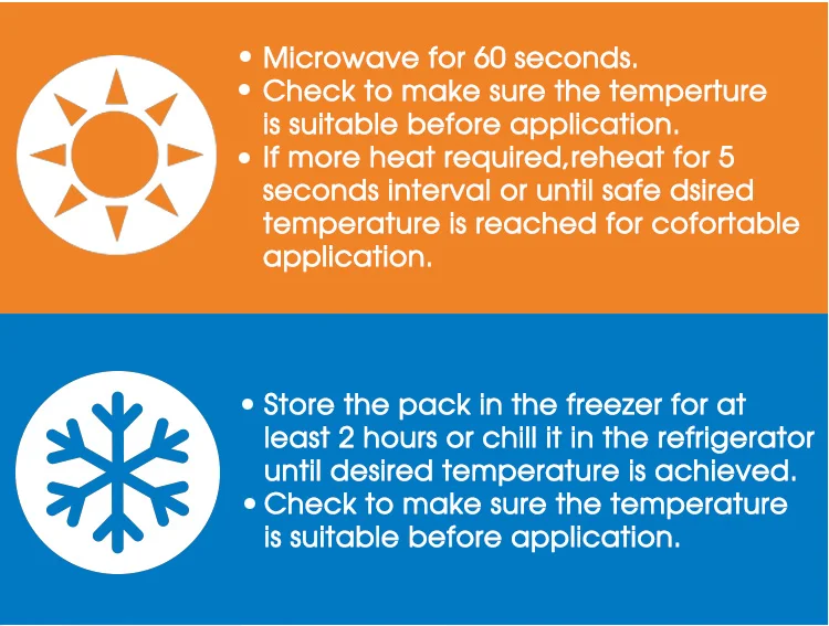 Microwaveable Heating Pad With Natural Beads Inside Suitable For Neck