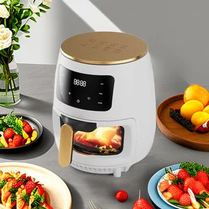 Quality Electric Air Fryer Oven 6L Glass Air Fryer Oven With Digital Touch Screen air Fryer Glass