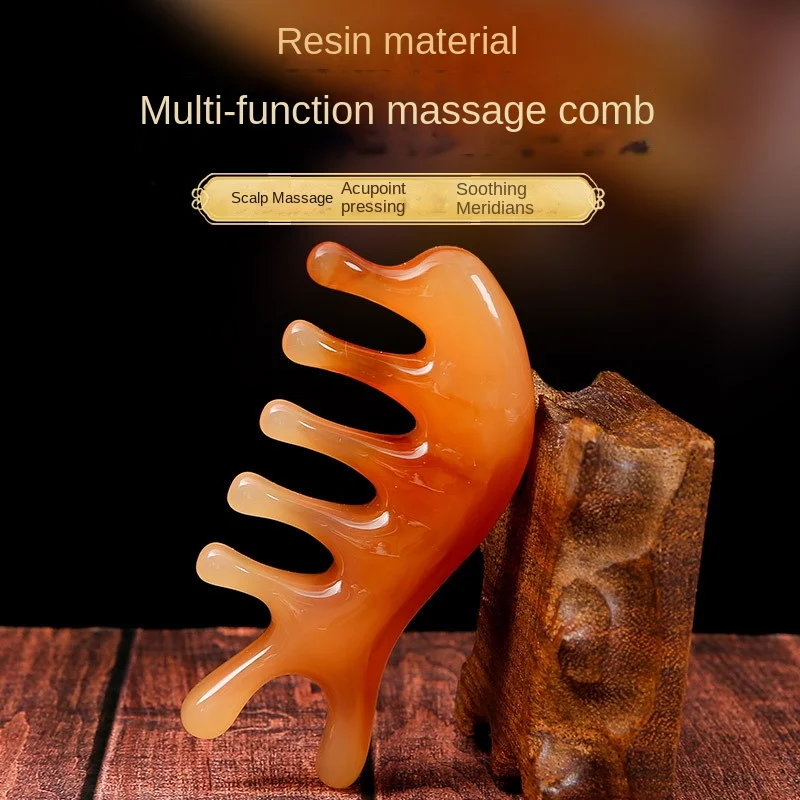 Dolphin Comb Multifunctional Massage Comb for Beautiful Nose Hair Press Dredge Meridians Universal Pressing Head Therapy at Home