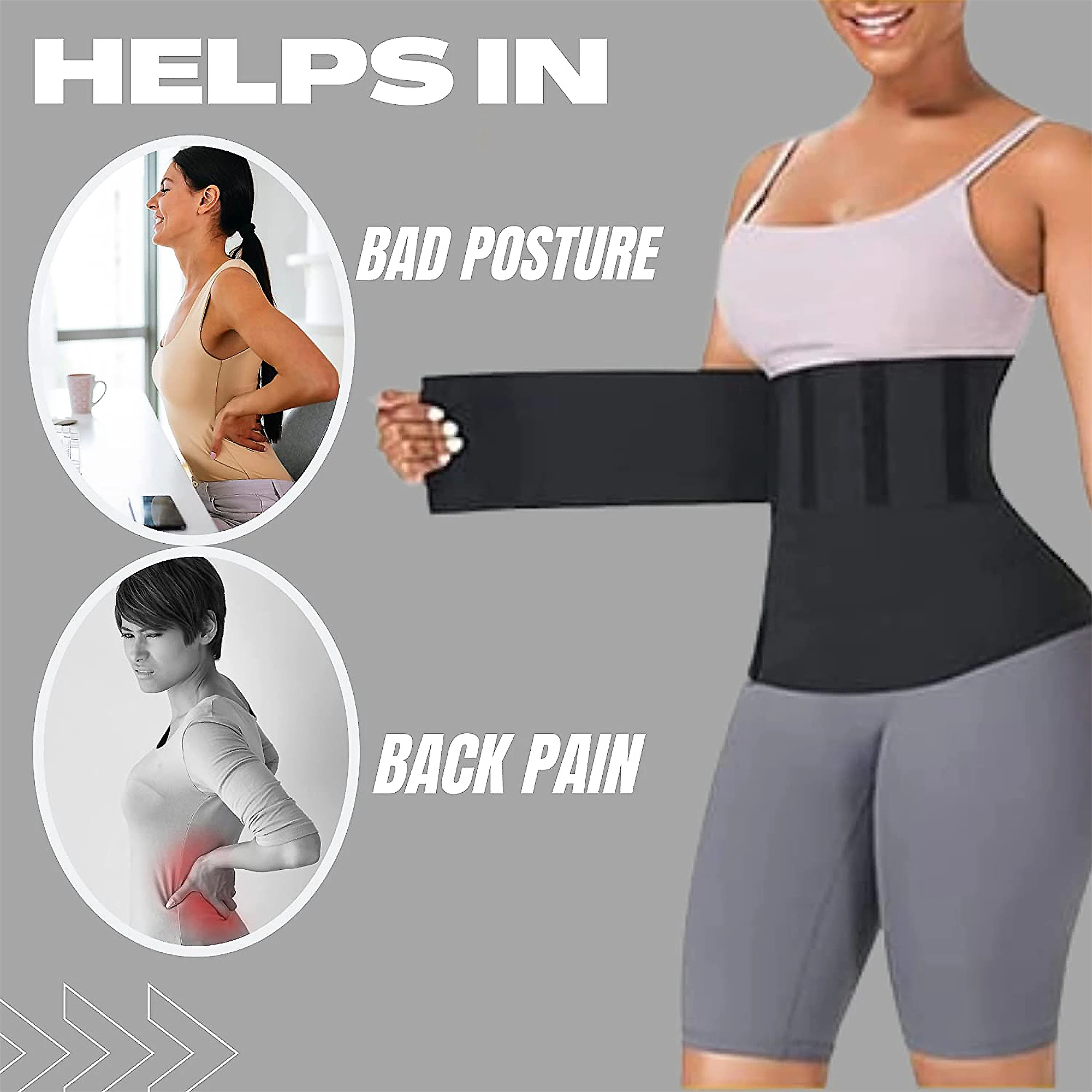 Flat Elastic Band Women Yoga Pull Belt Stretching Body Slimming Belt