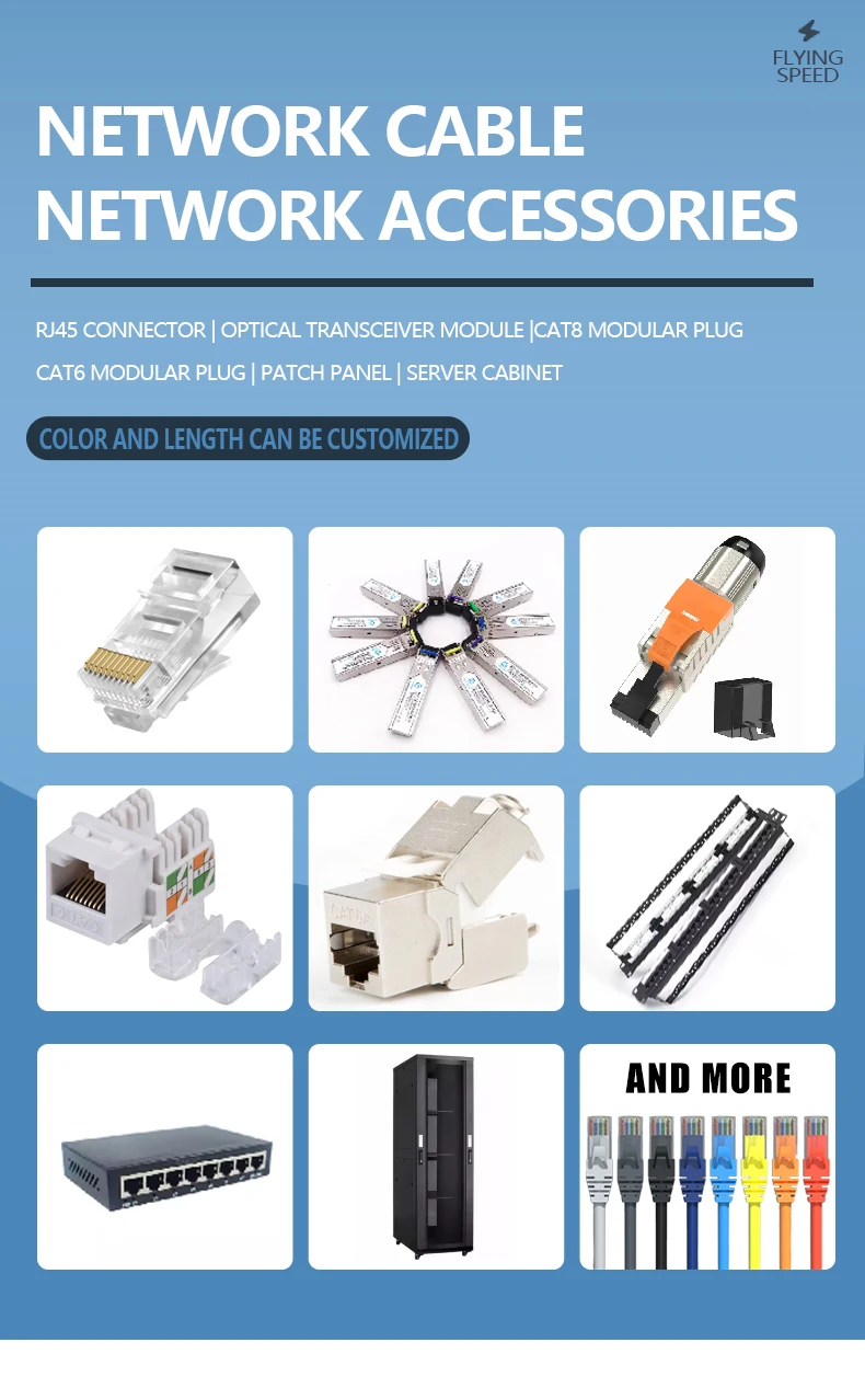 Wholesale SSTP Shielded 8P8C RJ45 Cat6 Cat6A Cat8 Modular Plug Waterproof Network Connector Accessories