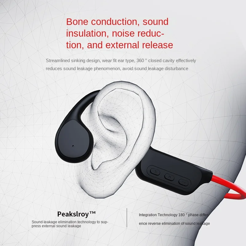 Stereo IPX8 Lightweight Swimming True Bone Conduction Earphones Headset 32GB Memory Mp3 Open Ear Sports Headphones