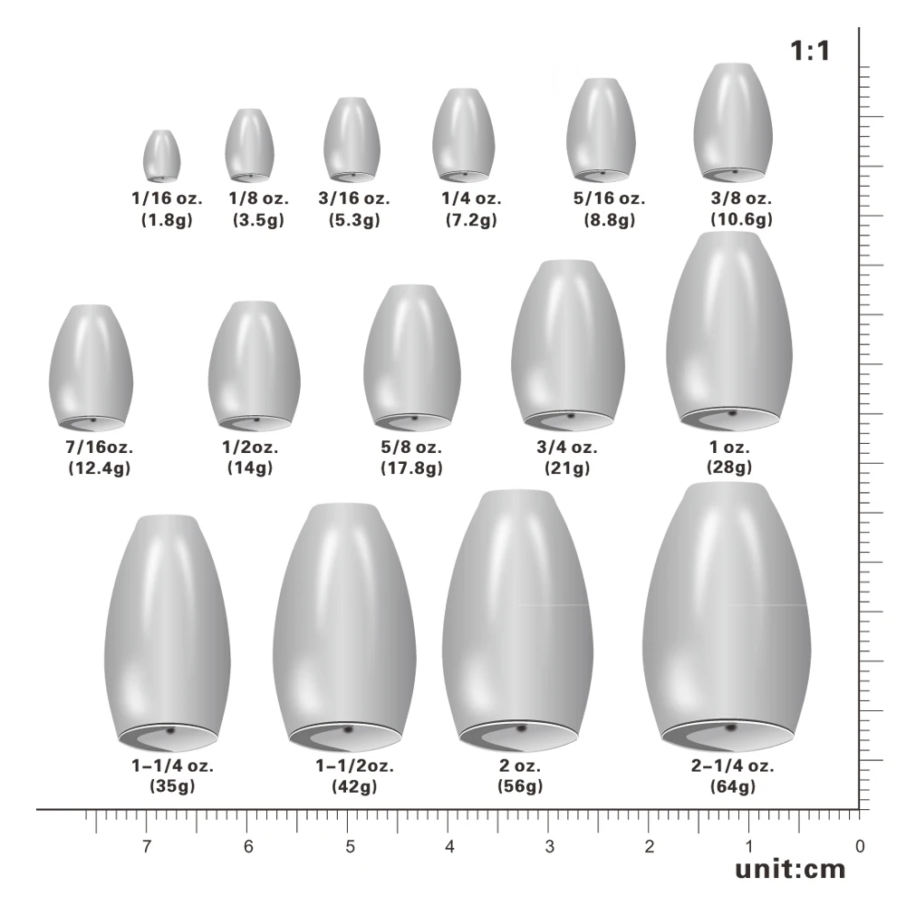 Fishing Weights Wholesale High Quality Various Specifications Bulk