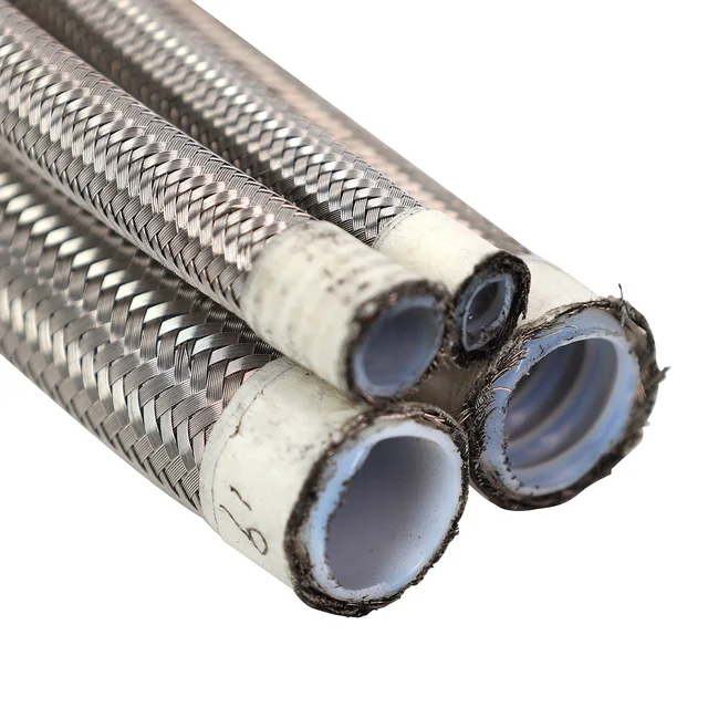 Competitive PTFE Convoluted Hose with High Temperature Hose /SAE 100R14