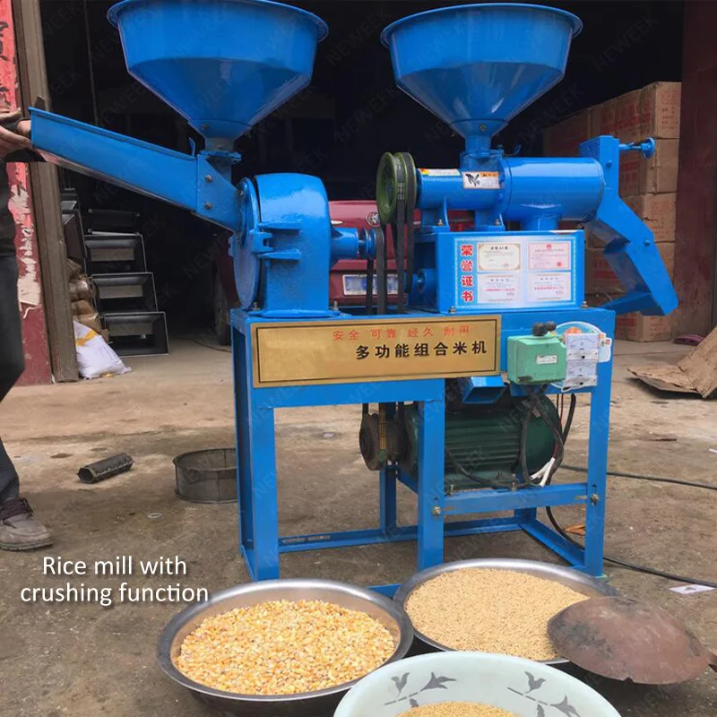 NEWEEK Portable Paddy Milling Machine Wheat Price Rice Huller Machine