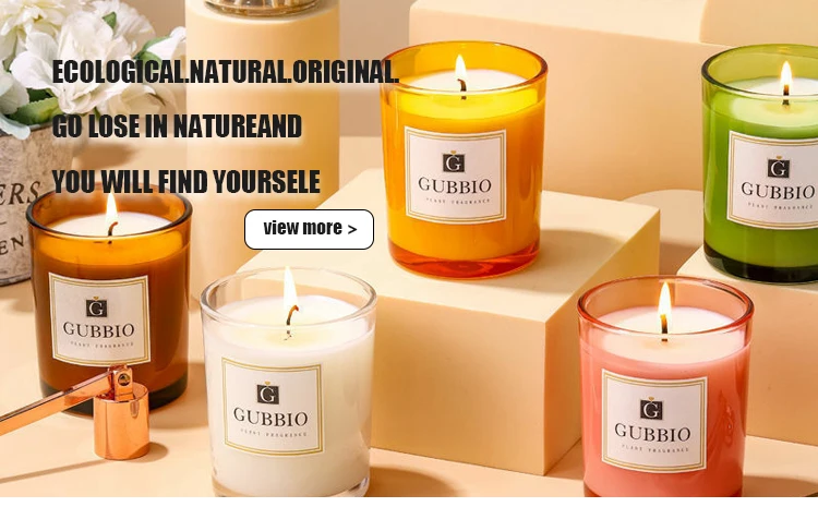 Wholesale Best Gift Set Luxury Fragrance Oil Soy Wax Clear Frost Glass ...