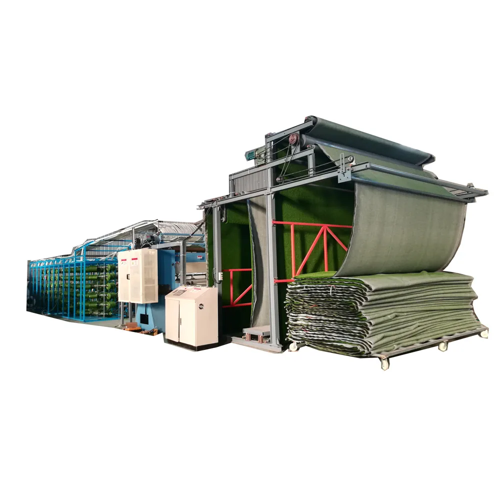 Artificial Grass Tufting Machine SHANZHONG High Speed Lower Cost PE Polyethylene Artificial Grass Monofilament Tufting Carpet