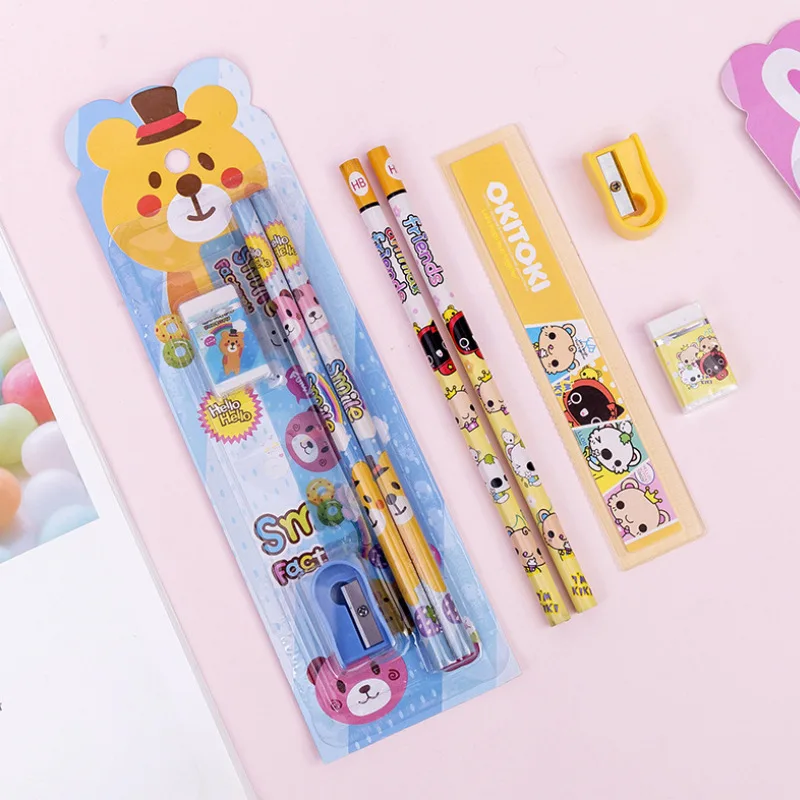 Забавная детская серия Детские канцелярские принадлежности ластик набор для карандашей школьные награды оптовая продажа