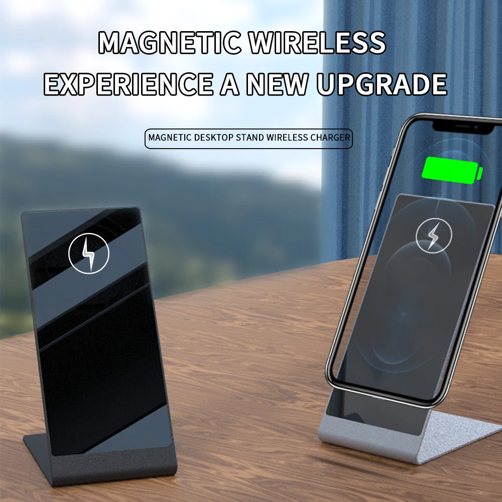 2021 New Product Non-Slip Wireless Magnet Charger Wireless Portable Wireless Charger Magnet