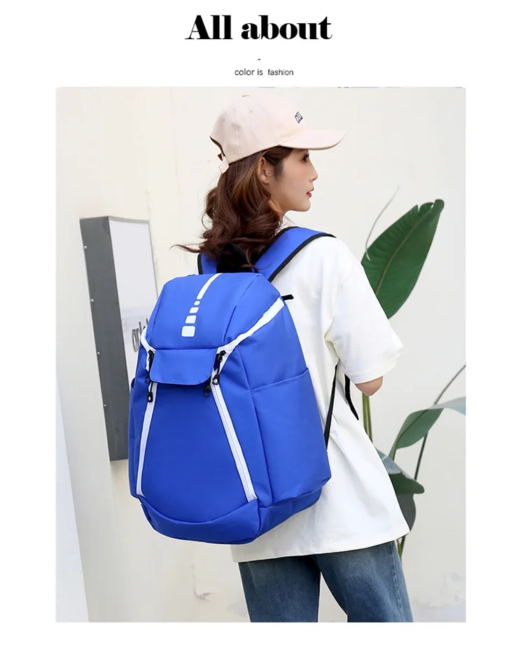 Custom Basketball Backpack - Waterproof Oxford Gym Bag