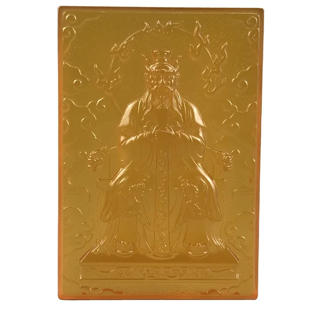 Customization Crystal Glass Dragon King brick Buddha Brick Art Religion For Buddha Brick