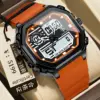 993 Black Case with Orange Silicone Strap
