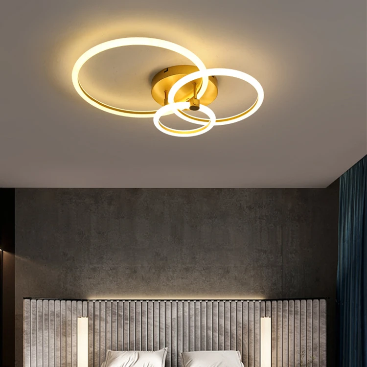 Nordic minimalist ceiling lamp led petal bedroom lamp creative art living room lamps