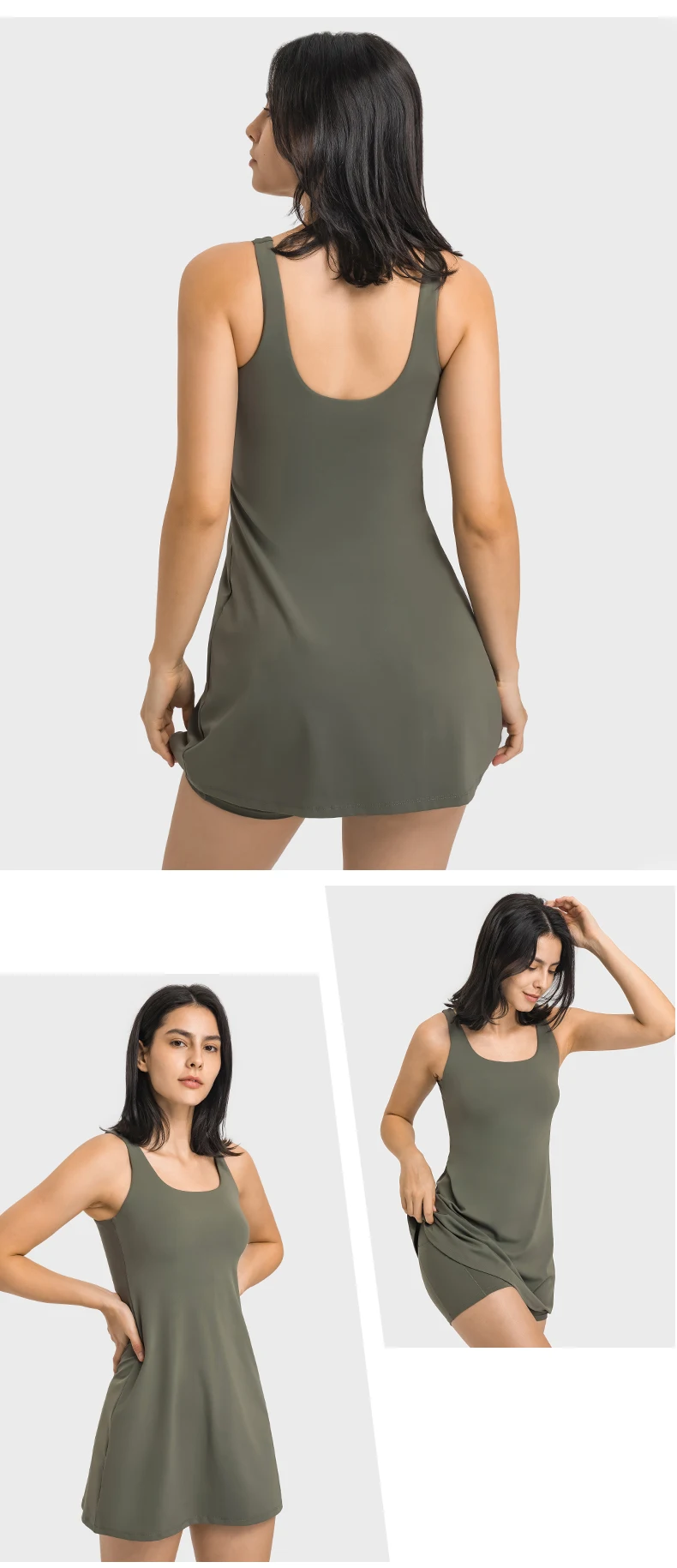 Wholesale Sports Outdoor Yoga Clothes With Chest Pad High Elastic