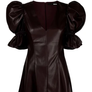 New Fashion Classic V Neck Puff Sleeves Slim Fit Waist A-line Mini Dress  Colors Available