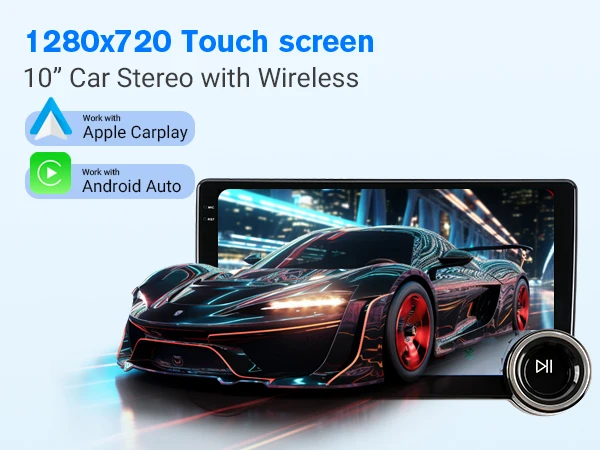 Android Autoradio Mit Kabellosem Apple Carplay Und Gps Navigation_voghion.com