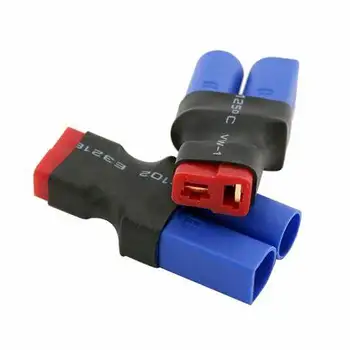 EC5 Male Plug Connector to Deans T Plug Female Ultra Bullet Connector Adapter No Wires for RC Cars Trucks Lipo Battery