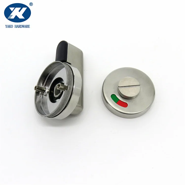 Top Quality Factory Public Bathroom Thumb Turn Locks Toilet Wc Hotel  Hardware Accessories Red Green Sign