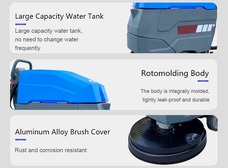 New Design Wet And Dry Electric Floor Scrubber Vacuum Cleaner 